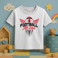 Football All-Star Team Jersey Logo Toddler T-Shirt thumb 3