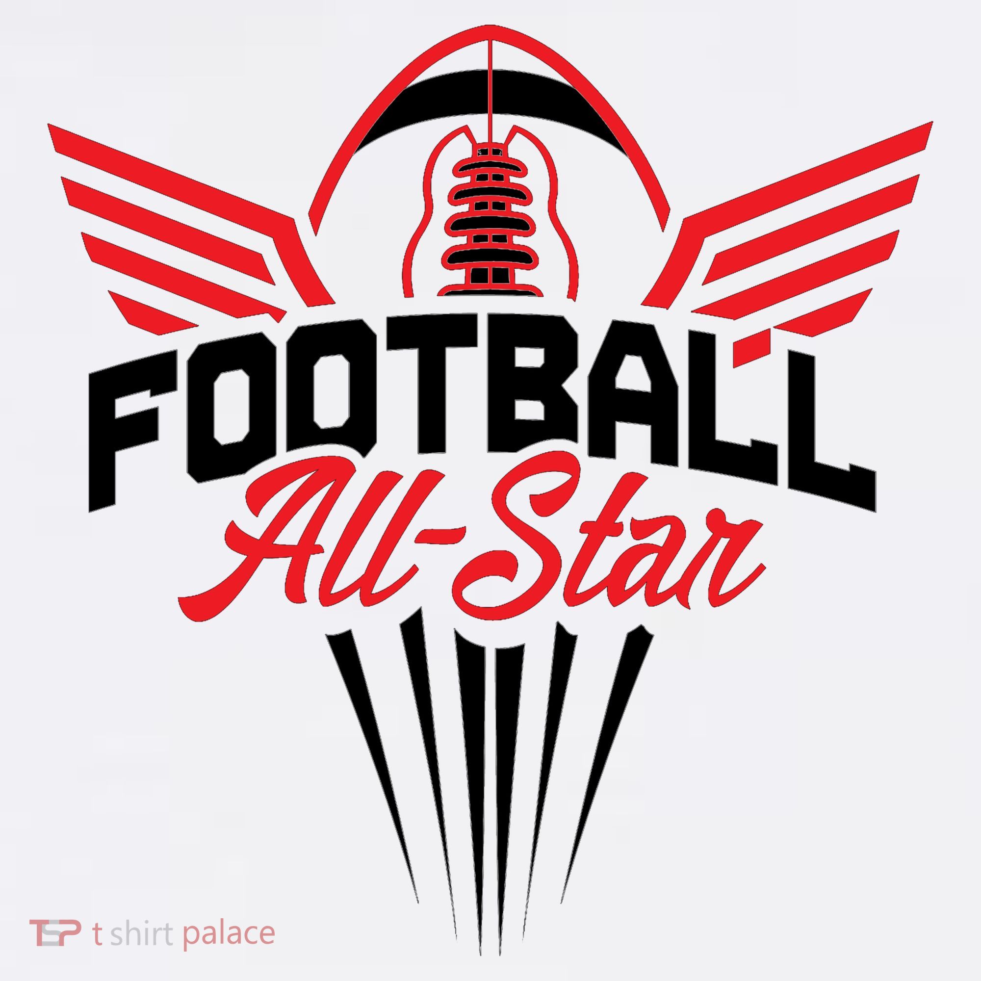 Football All-Star Team Jersey Logo Visor