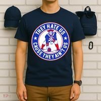 Football Champions They Hate Us Cause They Ain't US New England T-Shirt thumb 6
