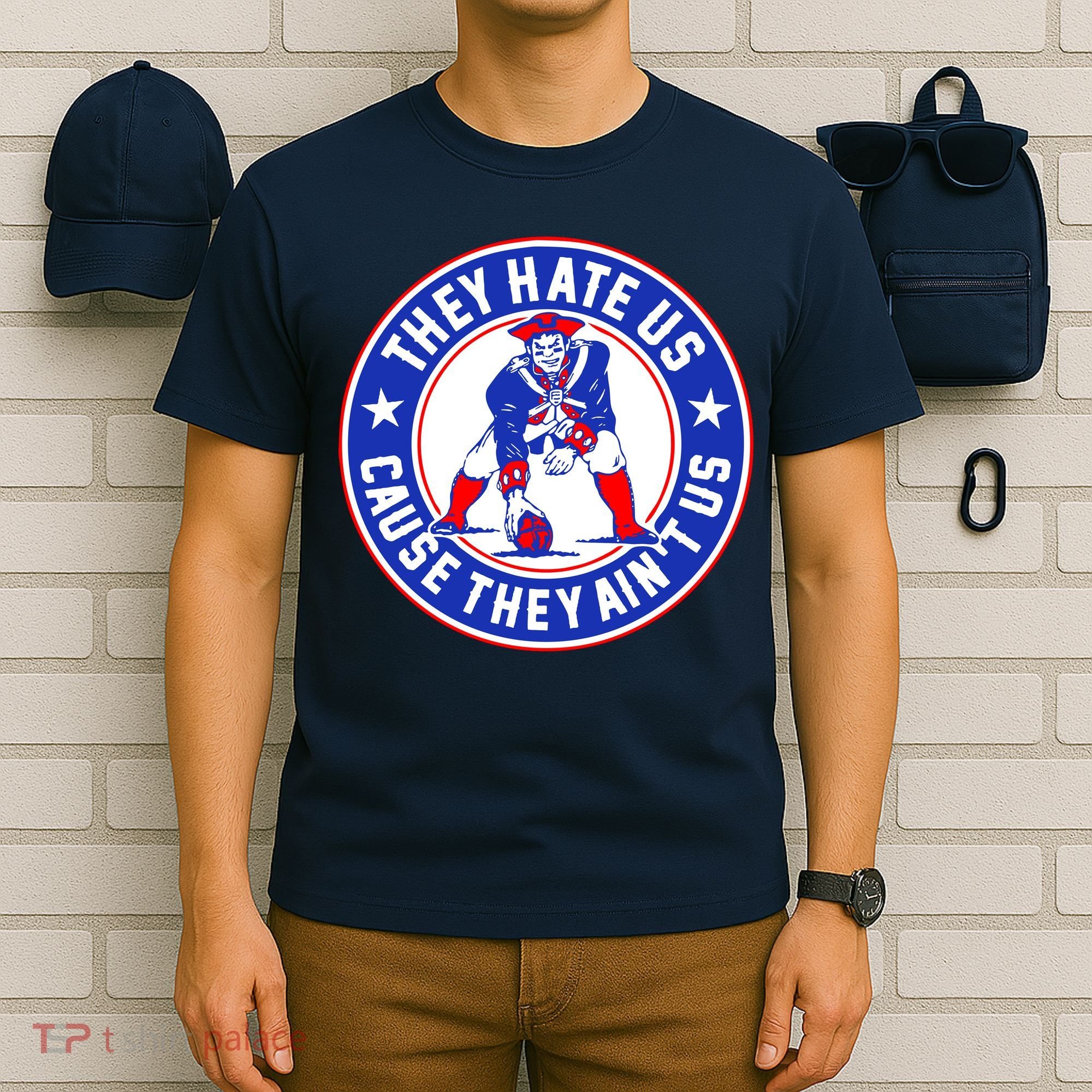 Football Champions They Hate Us Cause They Ain't US New England T-Shirt
