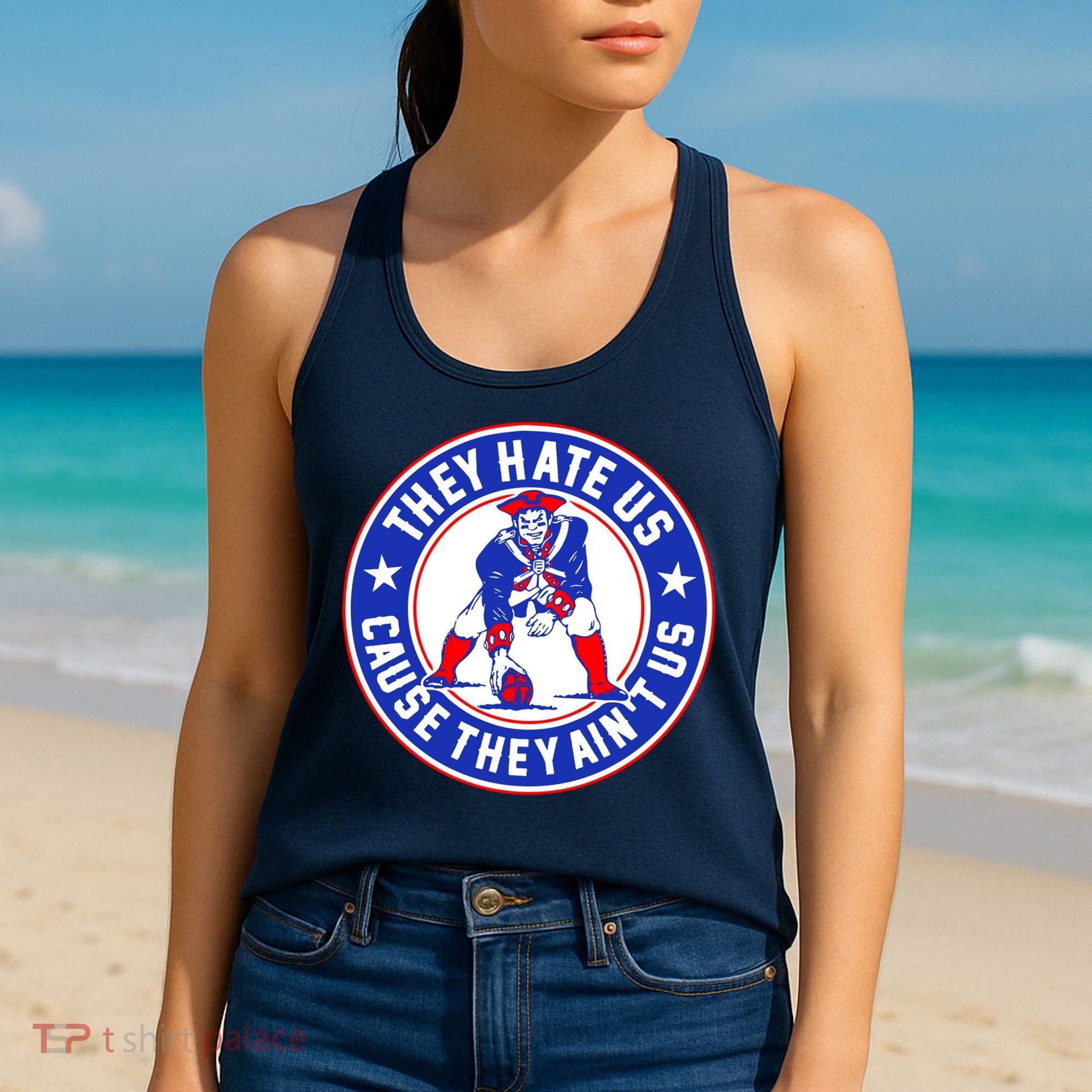 Football Champions They Hate Us Cause They Ain't US New England Women's Tank Top