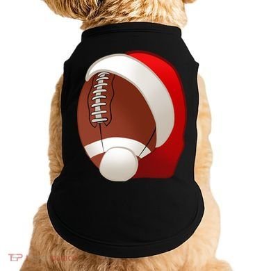 Football Christmas Santa Doggie Tank
