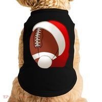 Football Christmas Santa Doggie Tank thumb 0