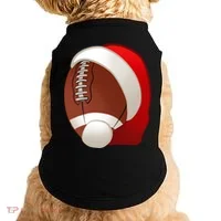 Football Christmas Santa Doggie Tank thumb 0
