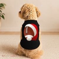 Football Christmas Santa Doggie Tank thumb 2