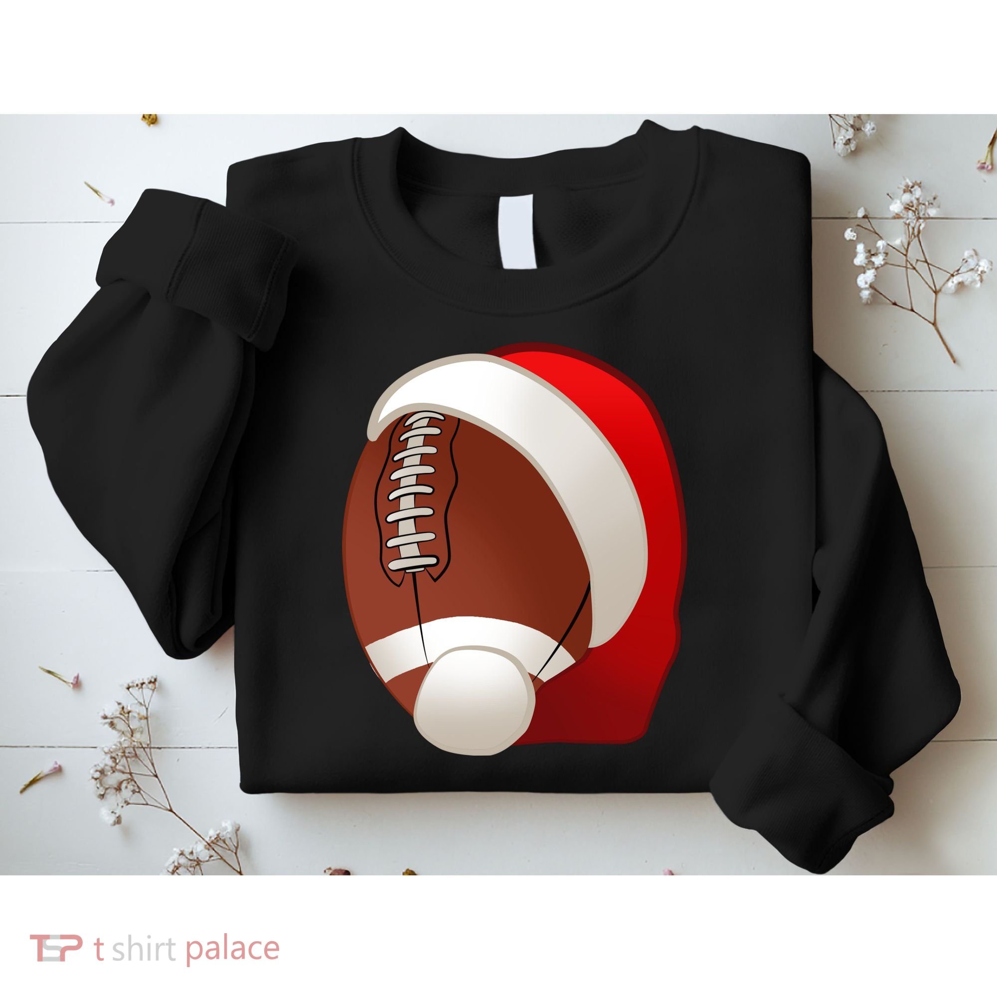 Football Christmas Santa Sweatshirt