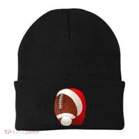 Football Christmas Santa Beanie thumb 0
