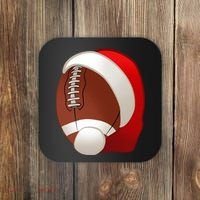 Football Christmas Santa Coaster thumb 0