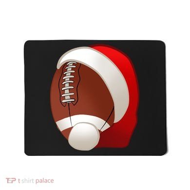Football Christmas Santa Mousepad