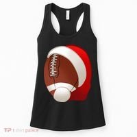 Football Christmas Santa Women's Tank Top thumb 0