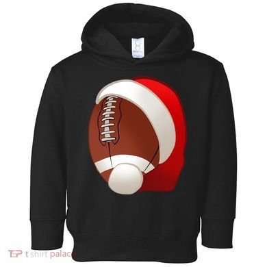 Football Christmas Santa Toddler Hoodie