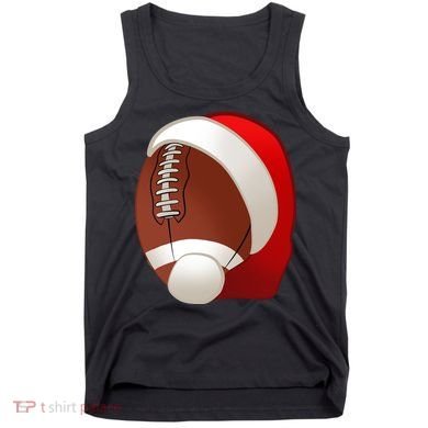 Football Christmas Santa Tank Top