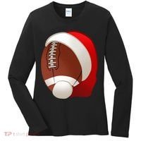 Football Christmas Santa Women's Long Sleeve Shirt thumb 0