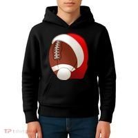 Football Christmas Santa Kids Hoodie thumb 4