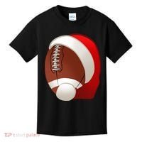 Football Christmas Santa Kids T-Shirt thumb 0