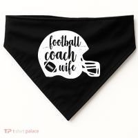 Football Coach Wife USA-Made Doggie Bandana thumb 0