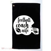 Football Coach Wife Golf Towel thumb 0