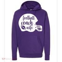 Football Coach Wife Hoodie thumb 0