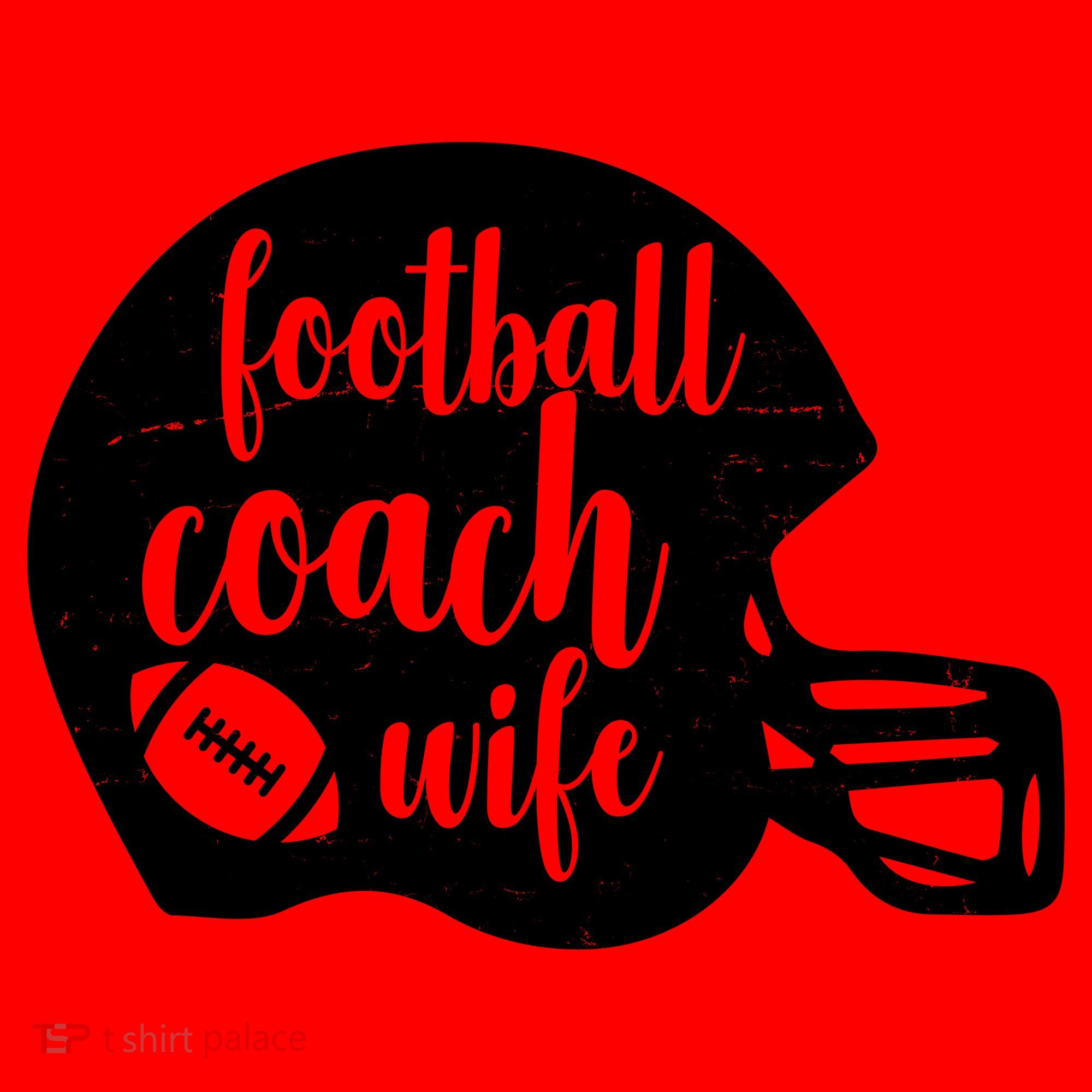 Football Coach Wife Santa Hat