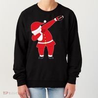 Football Dabbing Santa Women's Sweatshirt thumb 0