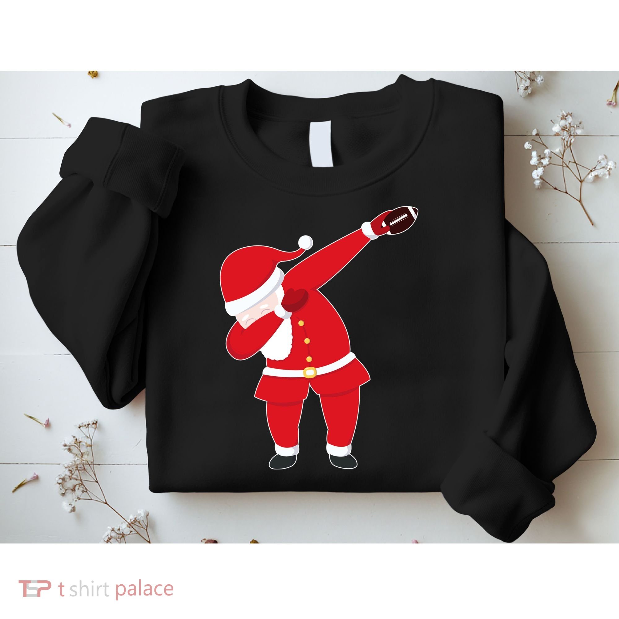 Football Dabbing Santa Sweatshirt