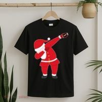Football Dabbing Santa T-Shirt thumb 2