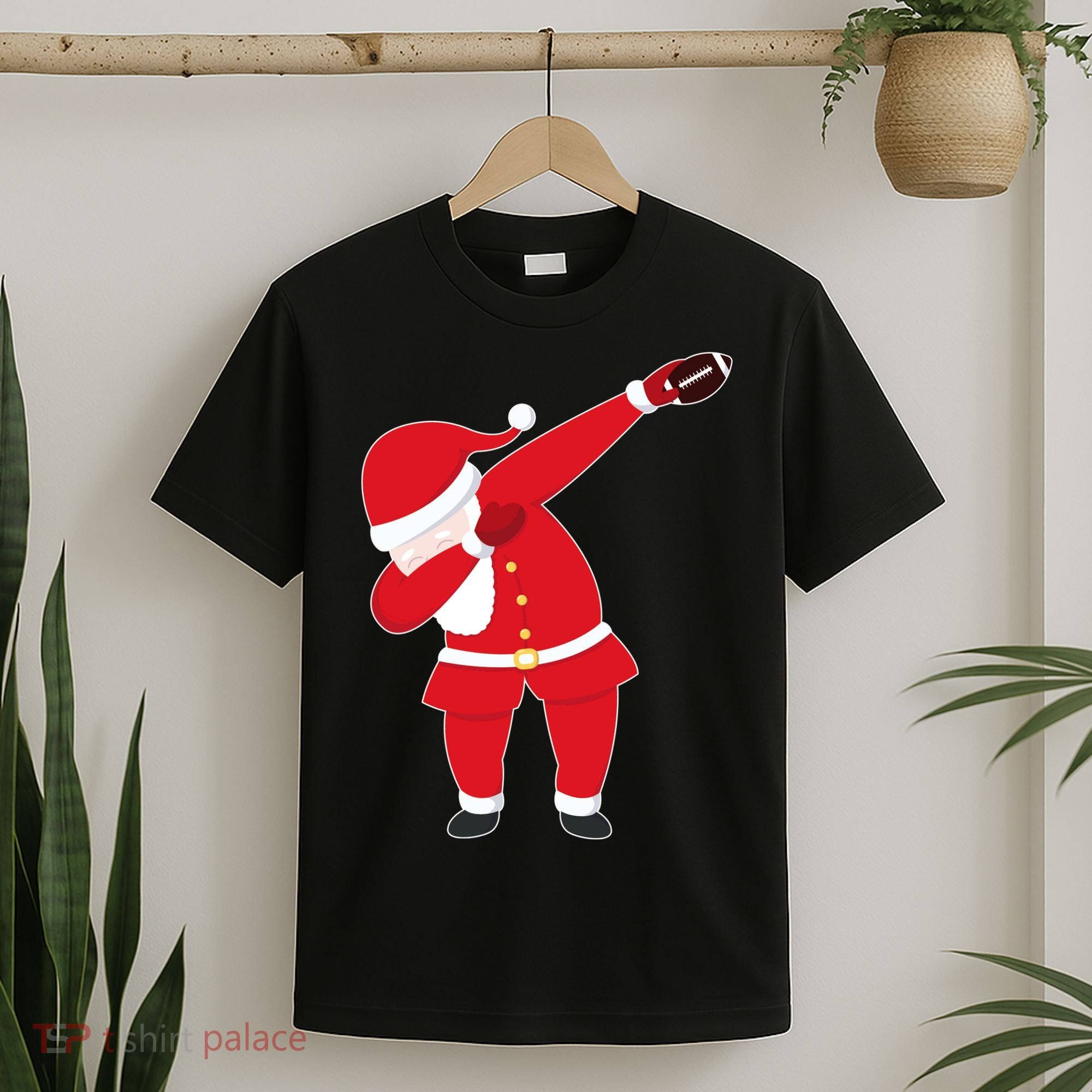 Football Dabbing Santa T-Shirt