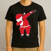 Football Dabbing Santa T-Shirt thumb 3