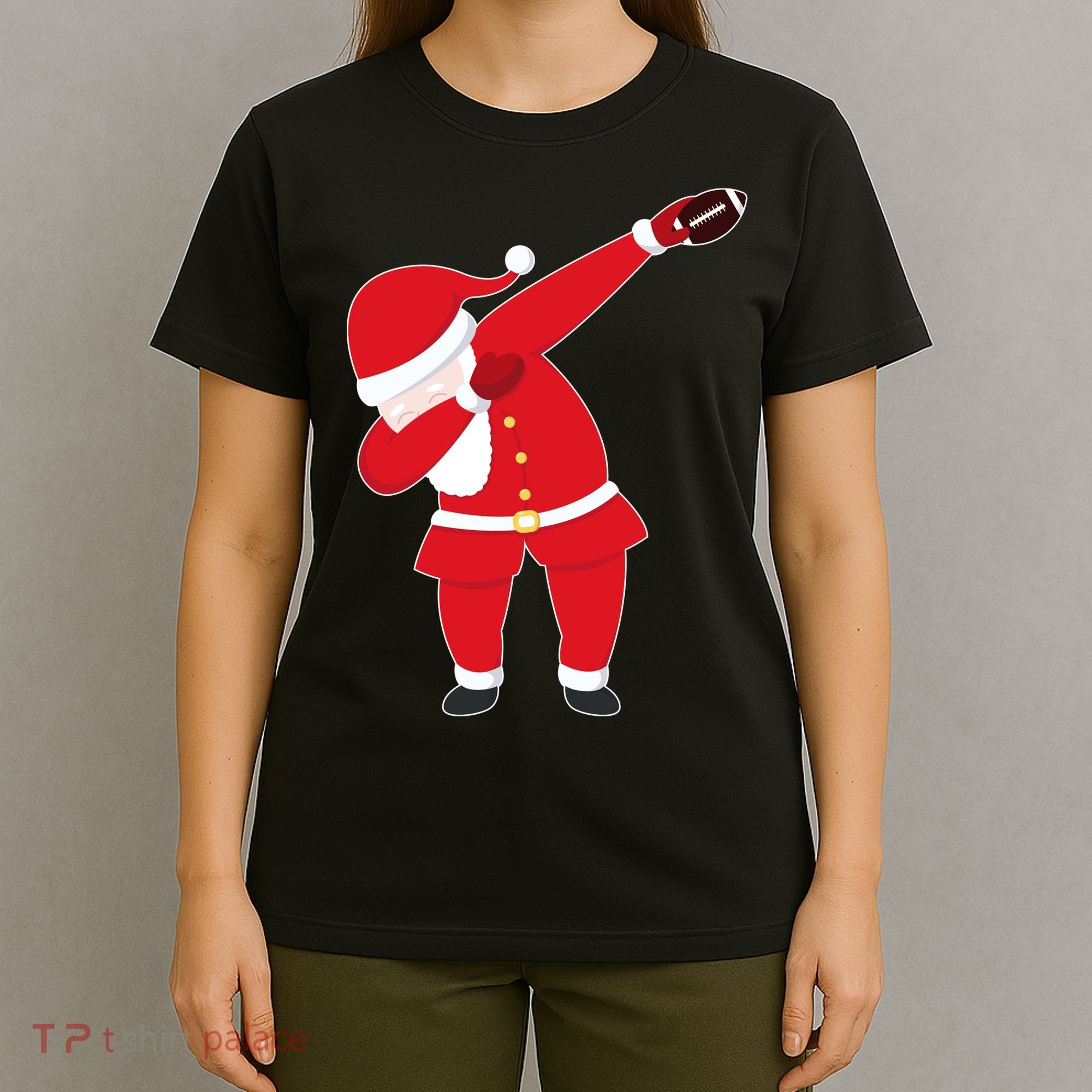 Football Dabbing Santa T-Shirt