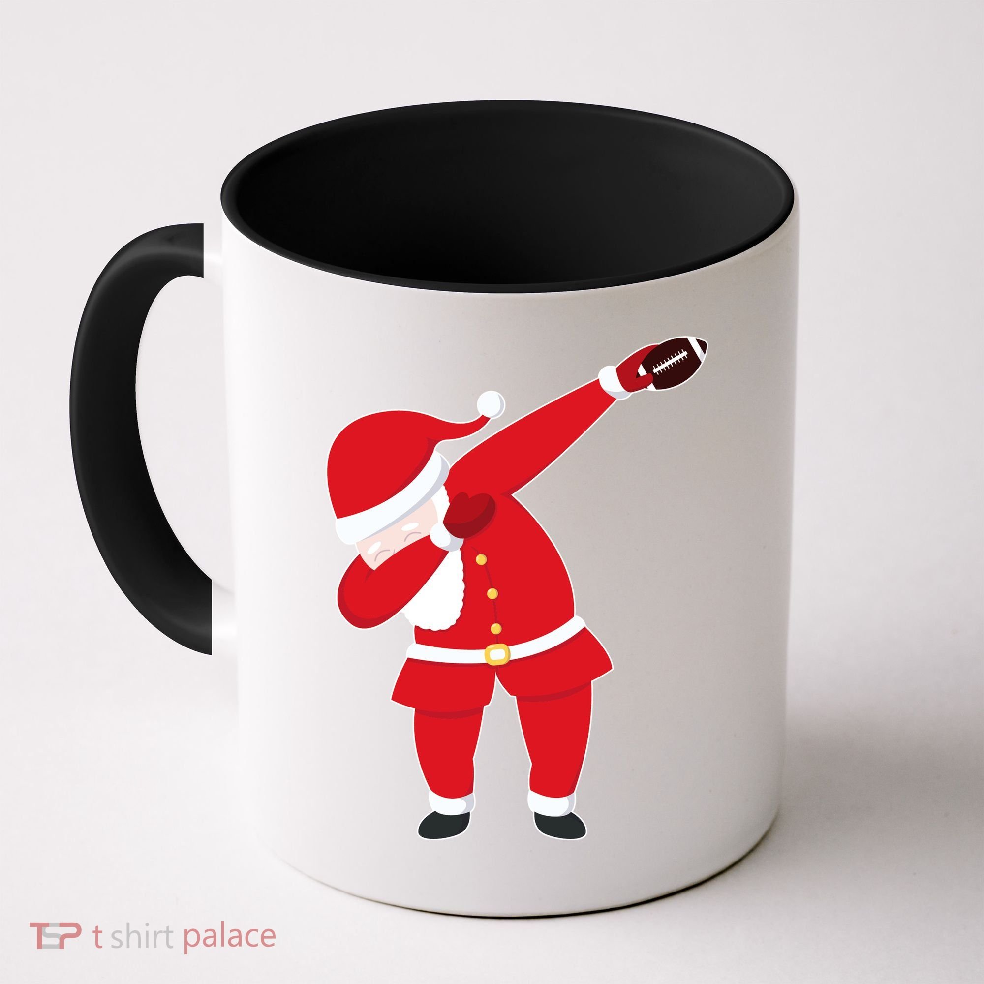 Football Dabbing Santa Coffee Mug