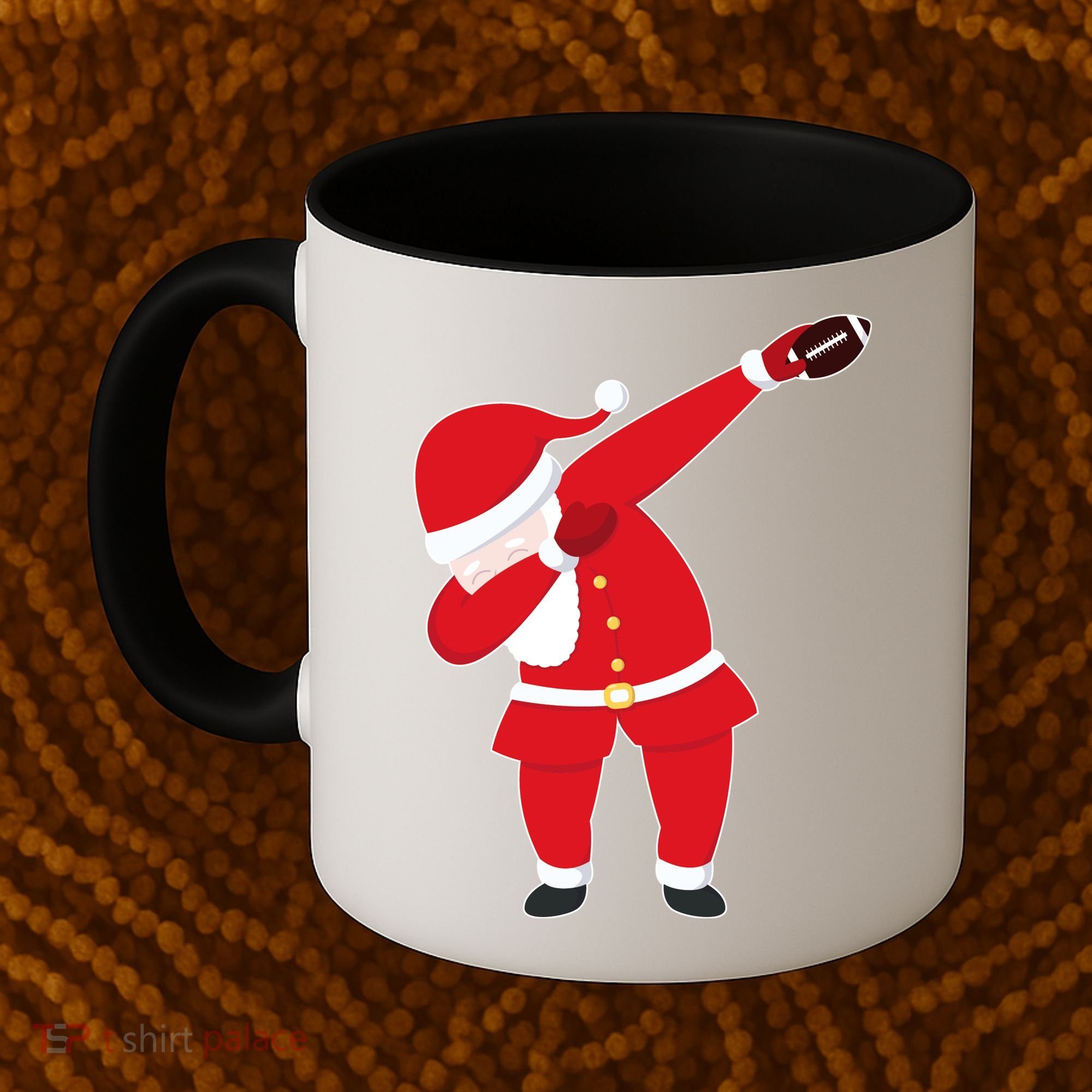 Football Dabbing Santa Coffee Mug