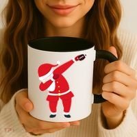 Football Dabbing Santa Coffee Mug thumb 3