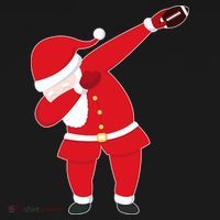 Football Dabbing Santa Pajama Set thumb 2