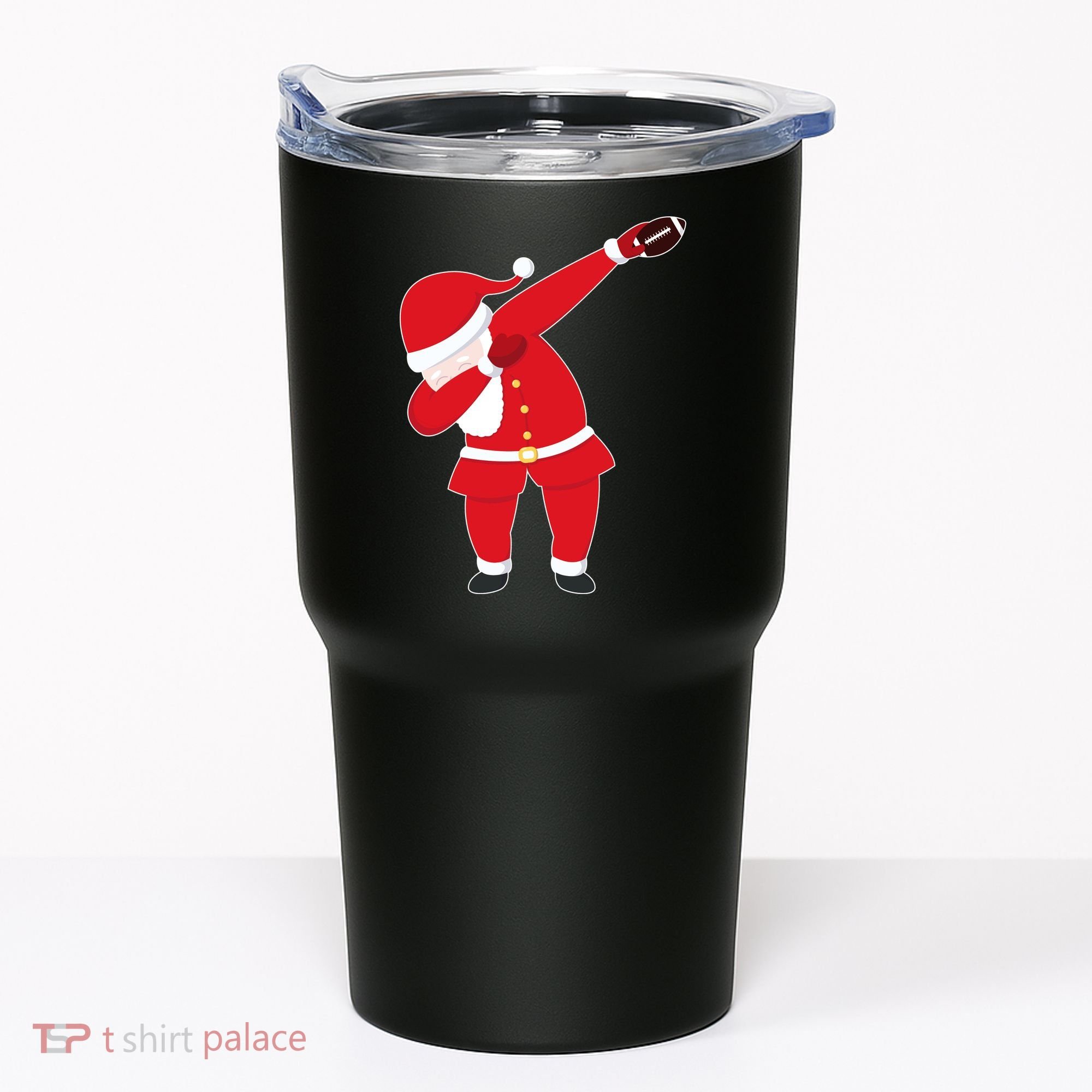 Football Dabbing Santa Tumbler