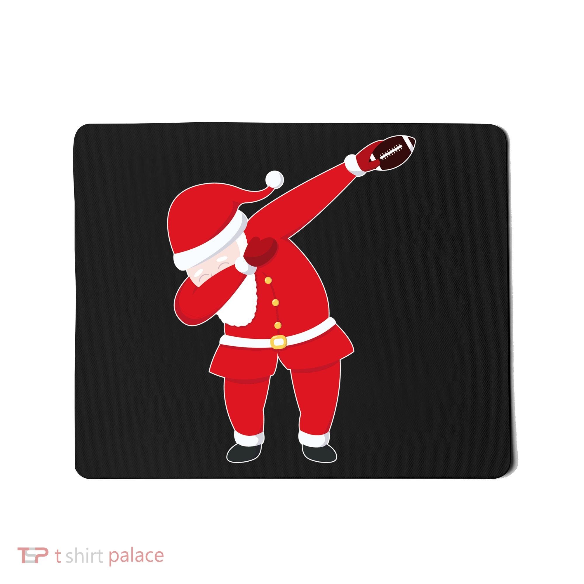 Football Dabbing Santa Mousepad