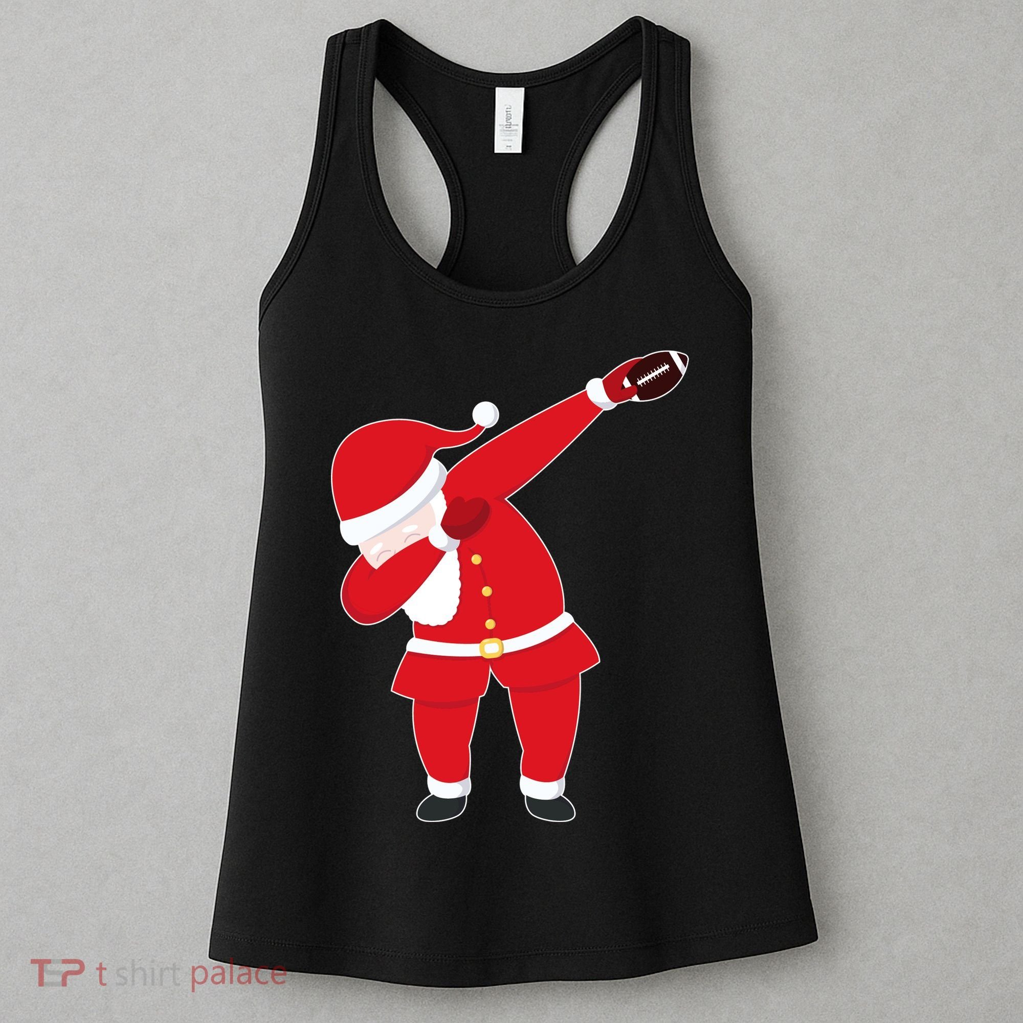 Football Dabbing Santa Women's Tank Top