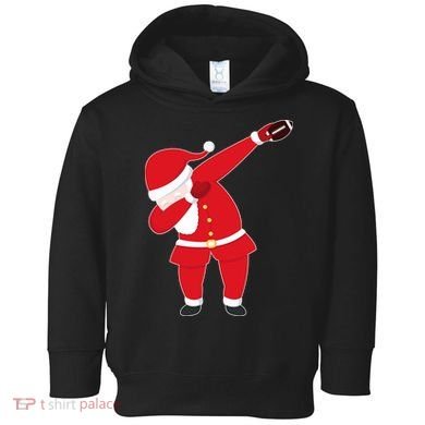 Football Dabbing Santa Toddler Hoodie