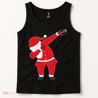 Football Dabbing Santa Tank Top thumb 2