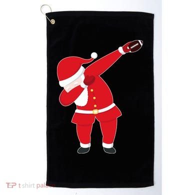Football Dabbing Santa Golf Towel