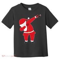 Football Dabbing Santa Toddler T-Shirt thumb 0