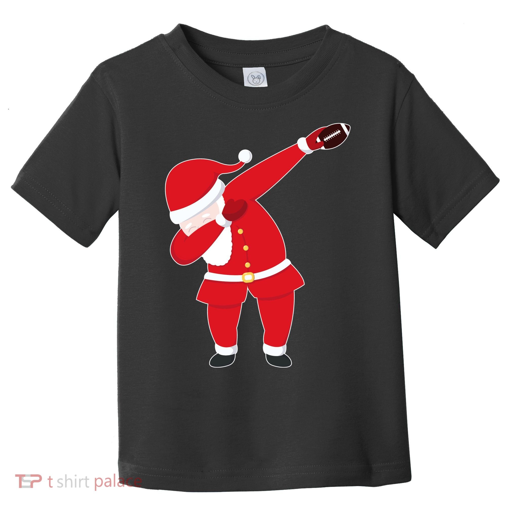 Football Dabbing Santa Toddler T-Shirt