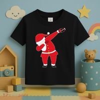 Football Dabbing Santa Toddler T-Shirt thumb 3