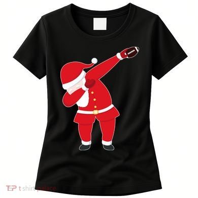 Football Dabbing Santa Women's T-Shirt