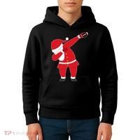 Football Dabbing Santa Kids Hoodie thumb 4