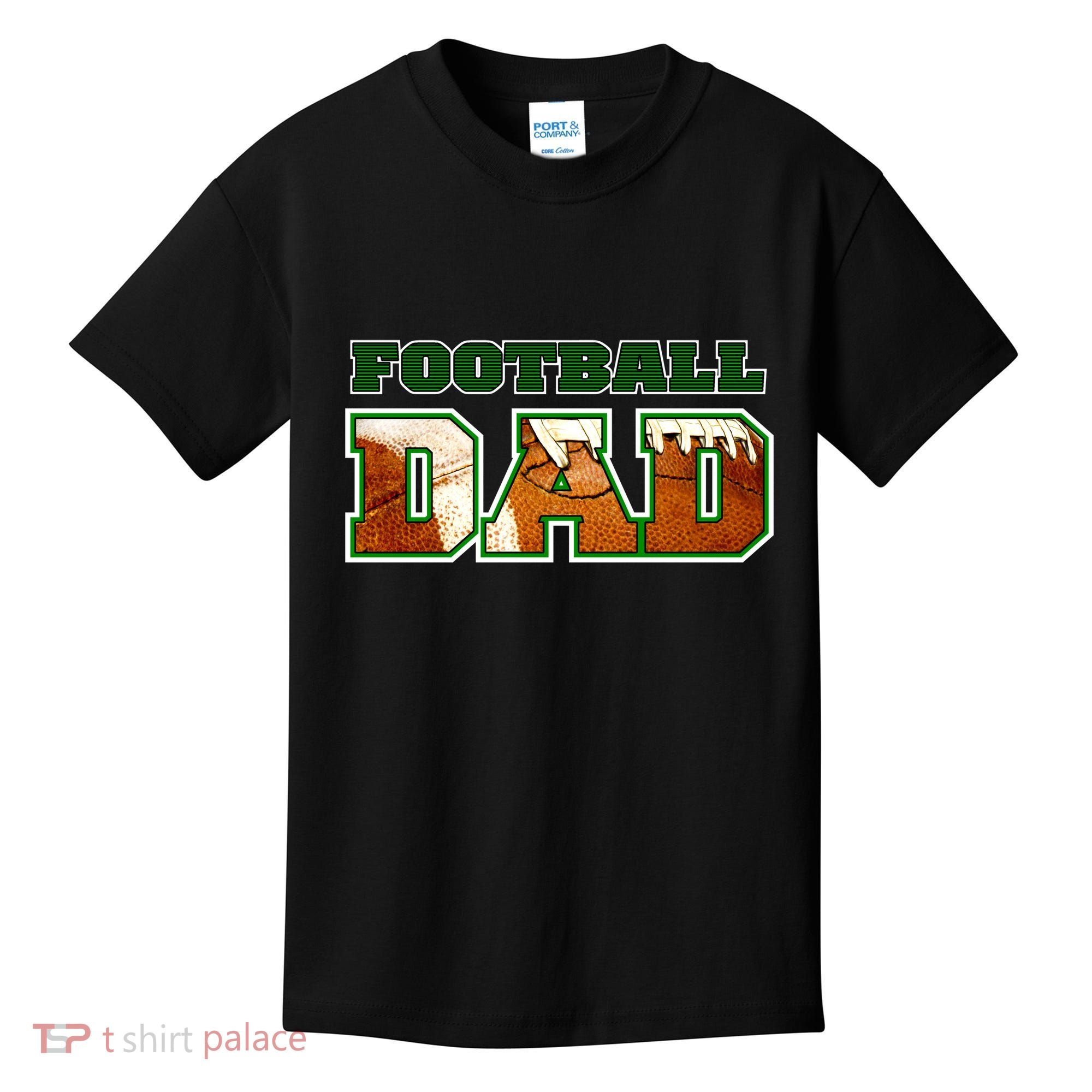 Football Dad Graphic Sports Kids T-Shirt