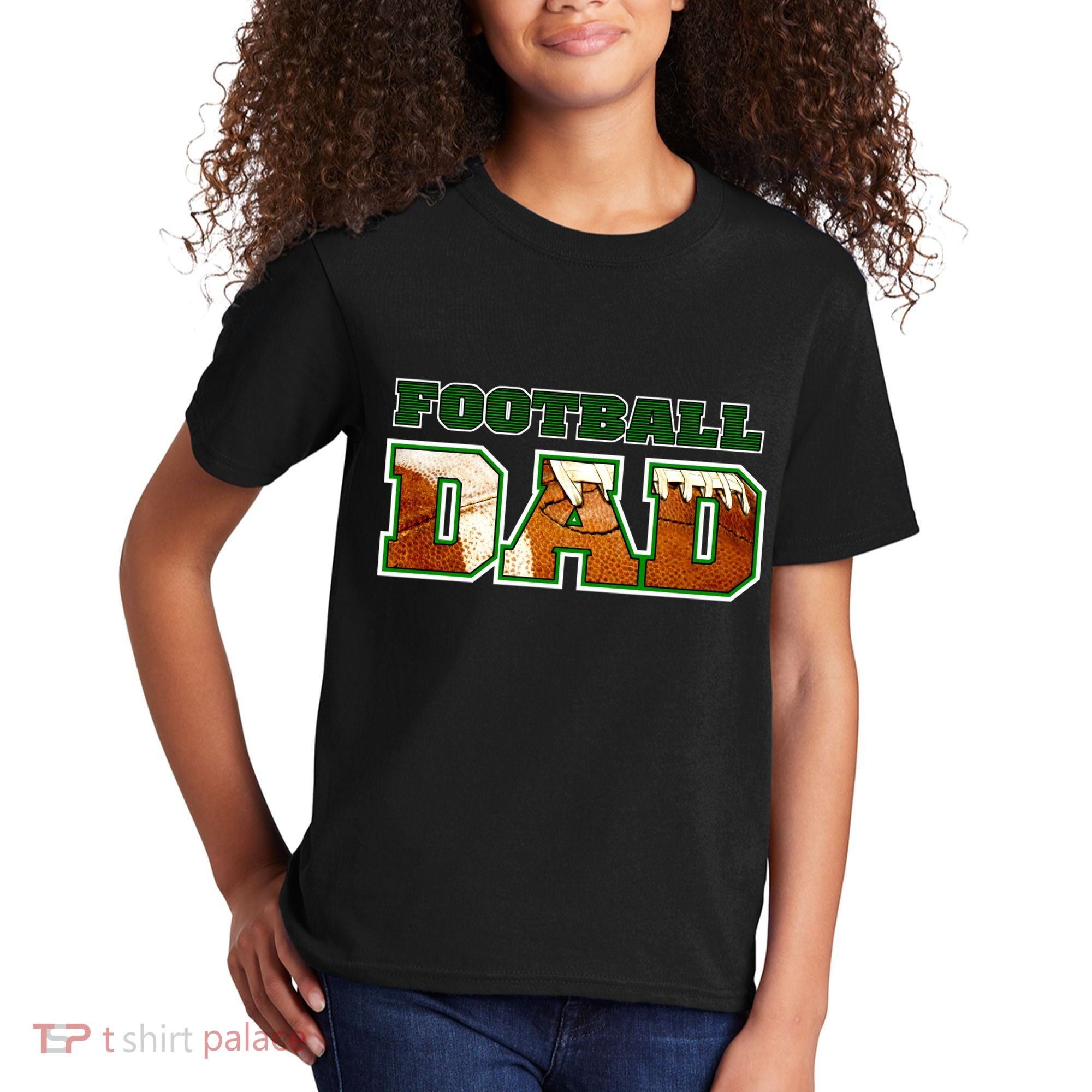Football Dad Graphic Sports Kids T-Shirt