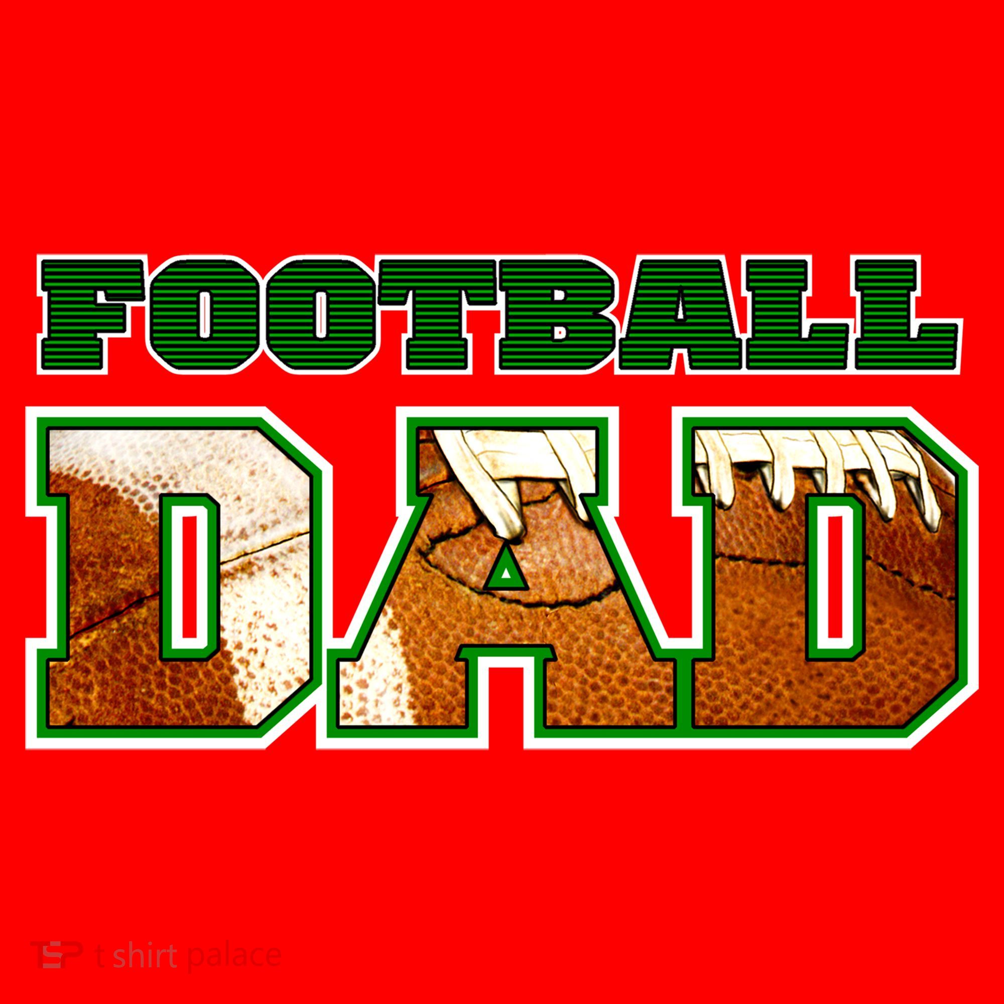 Football Dad Graphic Sports Santa Hat