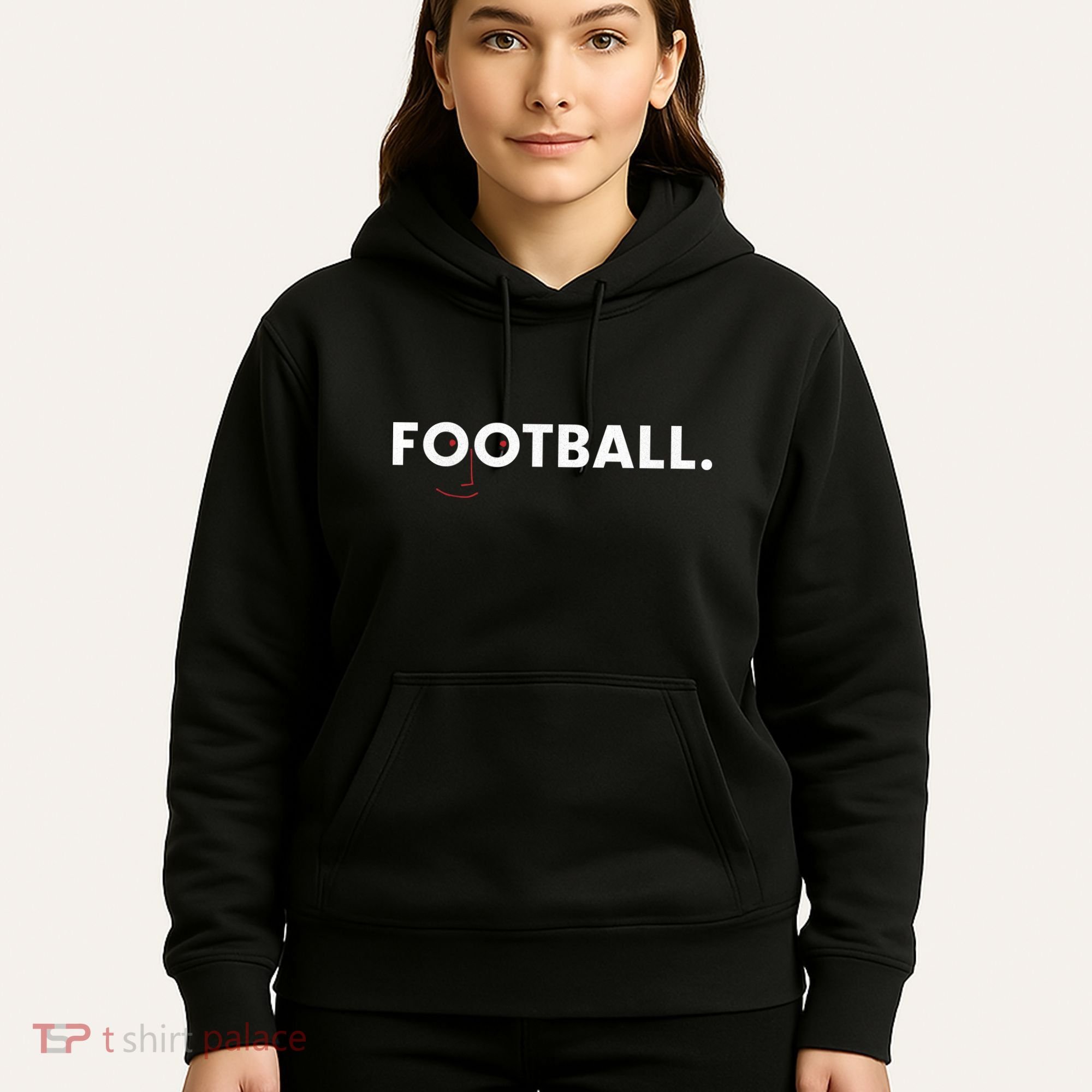 Football Face Logo Hoodie