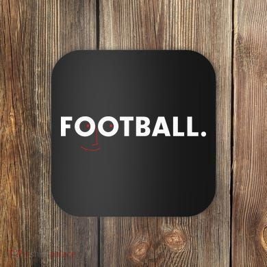 Football Face Logo Coaster