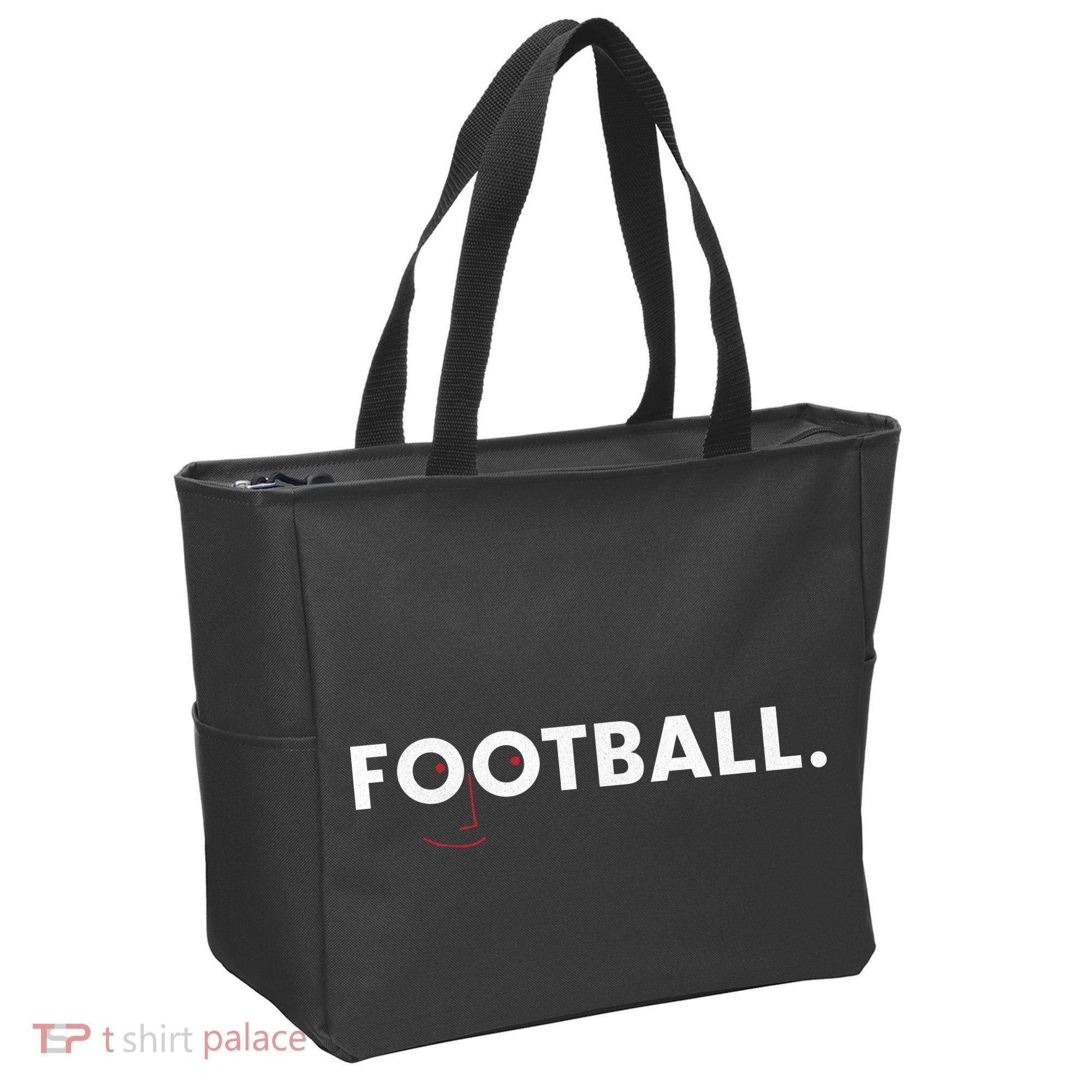 Football Face Logo Tote Bag